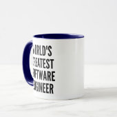 Weltbester Software-Engineer Tasse (Vorderseite Links)