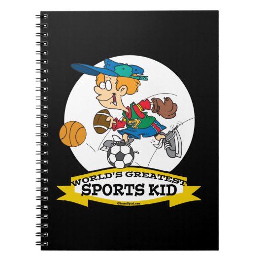 WELTBESTER SPORTKIND CARTOON NOTIZBLOCK (Vorderseite)