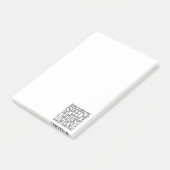 Weltbester Sprache-Therapeut Post-it Klebezettel (angewinkelt)