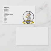 WELTBESTER SPY MEN CARTOON VISITENKARTE (Vorne/Hinten)