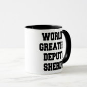 Weltbester Stellvertreter von Sheriff Tasse (VorderseiteRechts)