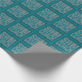 weltbester Swim-Coach Geschenkpapier (Ecke)