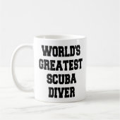 Weltbester Taucher Kaffeetasse (Links)