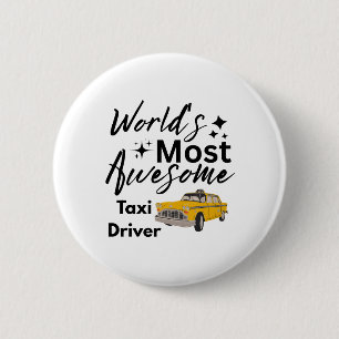 Weltbester Taxifahrer Button
