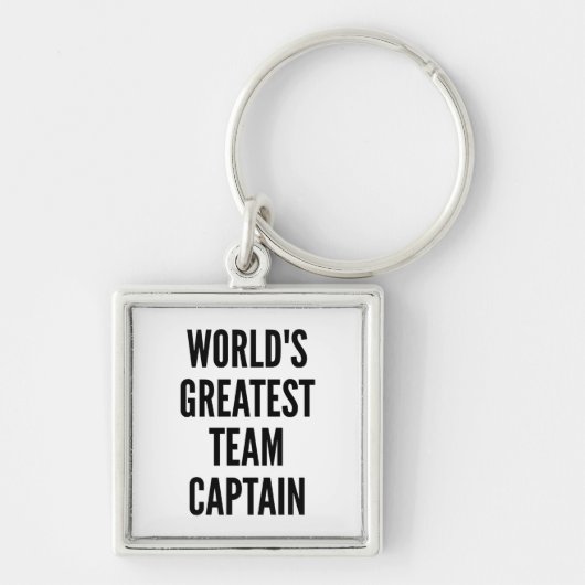 Weltbester Teamkapitän Schlüsselanhänger (Vorne)