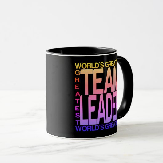 Weltbester Teamleiter Tasse (VorderseiteRechts)