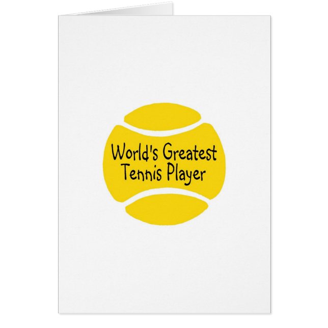 Weltbester Tennis-Spieler (Vorne)