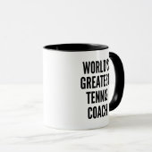 Weltbester Tennislehrer Tasse (VorderseiteRechts)