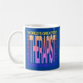 Weltbester Therapeut Kaffeetasse (Links)