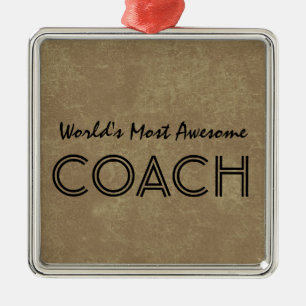Weltbester Trainer Ornament Aus Metall