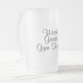 Weltbester Turnhallen-Lehrer Mattglas Bierglas (Vorderseite Links)