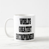 Weltbester Unternehmer Kaffeetasse (Links)