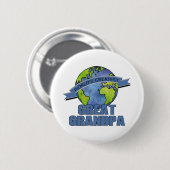 Weltbester Urgroßvater Button (Vorne & Hinten)