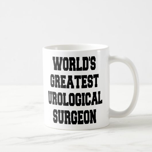 Weltbester Urologischer Chirurg Kaffeetasse (Rechts)