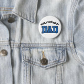 Weltbester Vater-Button Kariert Button (Beispiel)