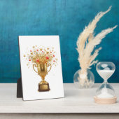 Weltbester VATER Fotoplatte (Seite)