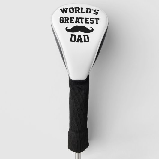 Weltbester Vater Golf Headcover (Vorderseite)