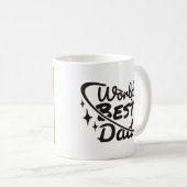 Weltbester Vater - individuelle Kaffee-Tasse Kaffeetasse (VorderseiteRechts)