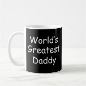 Weltbester Vater Kaffeetasse (Links)