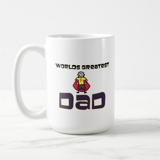 Weltbester Vater Kaffeetasse (Links)