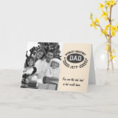 Weltbester Vater Karte (Gelbe Blume)