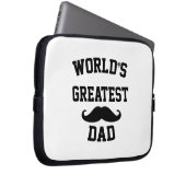 Weltbester Vater Laptopschutzhülle (Vorne Rechts)