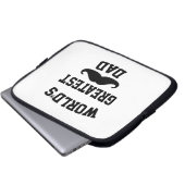 Weltbester Vater Laptopschutzhülle (Vorne Knopf)