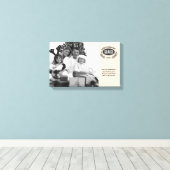 Weltbester Vater Leinwanddruck (Insitu (Holzboden))