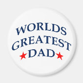 Weltbester Vater Magnet (Vorne)