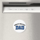 Weltbester Vater Magnet Blau (In Situ (Geschirrspüler))
