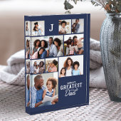 Weltbester Vater Monogram Foto Grid Collage