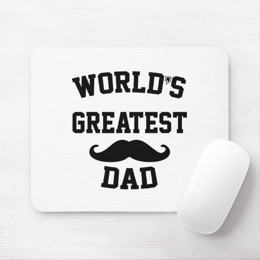 Weltbester Vater Mousepad (Mit Mouse)