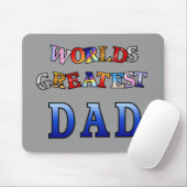 weltbester Vater Mousepad (Mit Mouse)