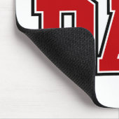Weltbester Vater Mousepad Red (Ecke)