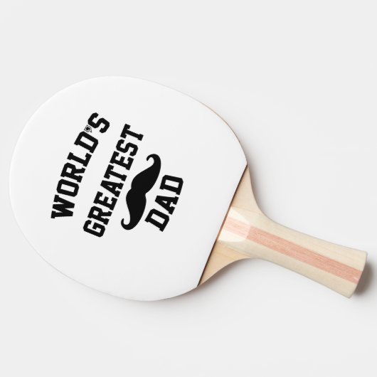 Weltbester Vater Tischtennis Schläger (Seitenansicht)