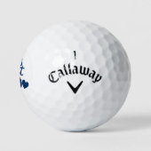 'Weltbester Vater'-Vatertag, Geburtstagsgeschenk Golfball (Logo)