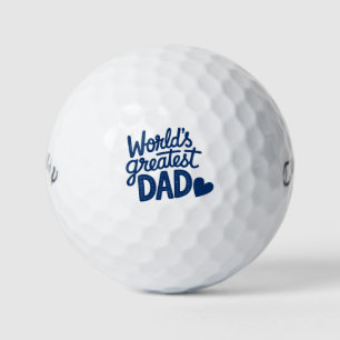 'Weltbester Vater' Vatertag, Geburtstagsgeschenk Golfball
