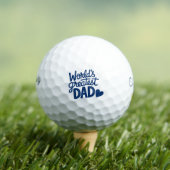 'Weltbester Vater'-Vatertag, Geburtstagsgeschenk Golfball (Insitu T-Shirt)