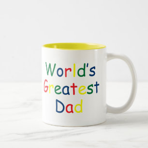 Weltbester Vater Zweifarbige Tasse