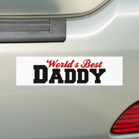 Weltbester Vati Autoaufkleber (Auf Auto)