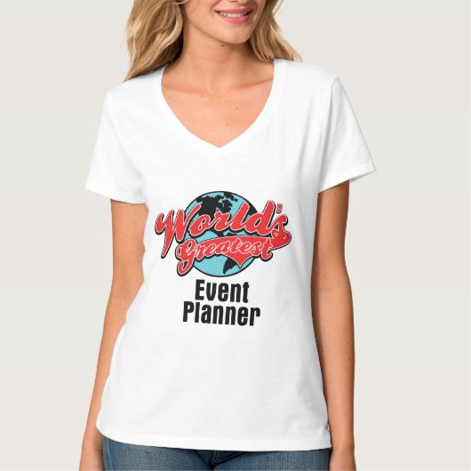 Weltbester Veranstaltungsplan T-Shirt (Vorderseite)