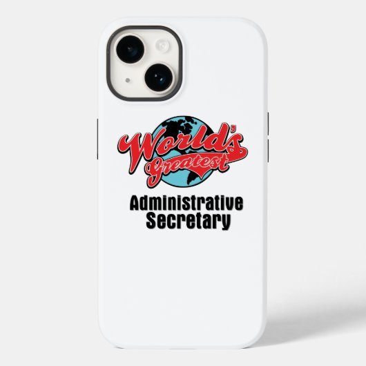 Weltbester Verwaltungssekretär Case-Mate iPhone Hülle (Rückseite)