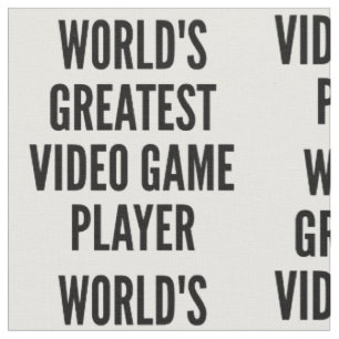 Weltbester Videospielplayer Stoff
