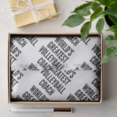 Weltbester Volleyballtrainer Seidenpapier (Geschenk)