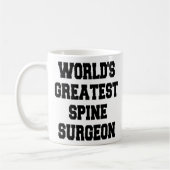 Weltbester Wirbelsäulenchirurg Kaffeetasse (Links)