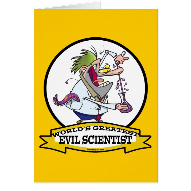 WELTBESTER WISSENSCHAFTLER CARTOON (Vorne)