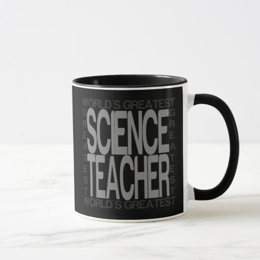 Weltbester Wissenschafts-Lehrer Tasse (Rechts)