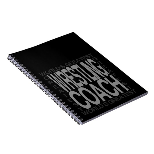 Weltbester Wrestling-Coach-Notebook Notizblock (Rechte Seite)