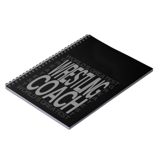 Weltbester Wrestling-Coach-Notebook Notizblock (Linke Seite)
