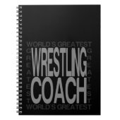 Weltbester Wrestling-Coach-Notebook Notizblock (Vorderseite)